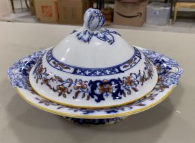 Blue & White Meisson Style Vegetable Bowl