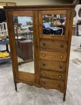 Early 1900s Oak Chifferobe