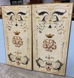 Two Large Decorative Wall Panels