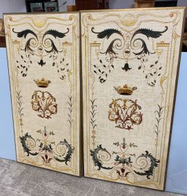 Two Large Decorative Wall Panels