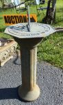 Outdoor Sun Dial On Pedestal