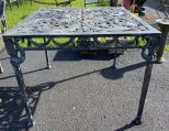 Ornate Aluminum Patio Table