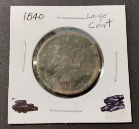 1840 Large Cent