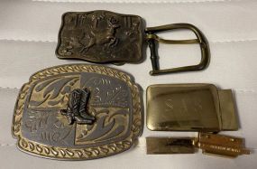 Group of Belt Buckles