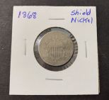 1868 Shield Nickel