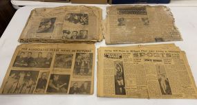 Collection of Early 1940's Clarion-Ledger Newspaper