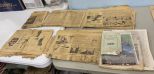 Collection of Early 1940's Clarion-Ledger Newspaper