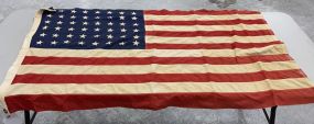 Vintage 48 Star American Flag