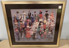 Framed Barbie Collection Puzzle