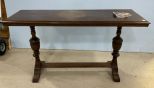 Jacobean Style Mahogany Sofa/Console Table