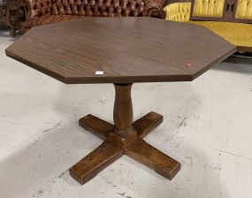 Octagon Pedestal Dining Table
