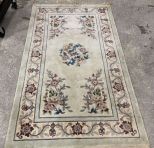 Small Chinese High Pile Area Rug 3 x 5