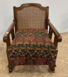 Cherry Arm Chair Rocker