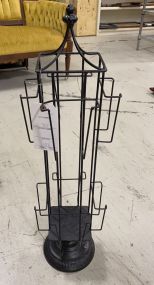 Black Metal Display Stand