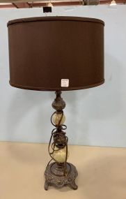 Bronze Jade Style Decorative Lamp