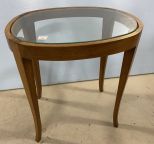 Small Oval Top Side Table