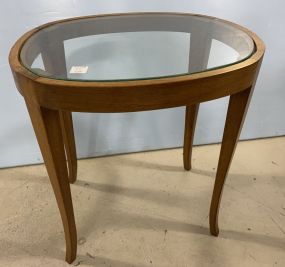 Small Oval Top Side Table
