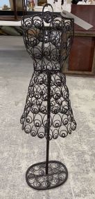Metal Decorative Dress Form Stand