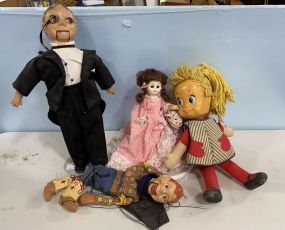 Group of Vintage Dolls