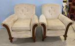 Pair of Upholstered Arm Chairs