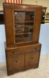 Art Deco Mahogany China Cabinet