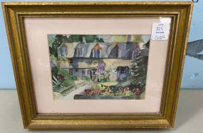 Edwina Goodman Watercolor of House