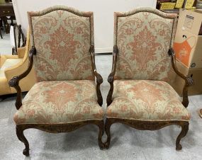 Pair of Sherrill French Arm Chairs