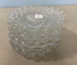 9 Fostoria American Clear Plates