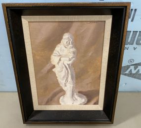 Jerrod Partridge Painting of Statue