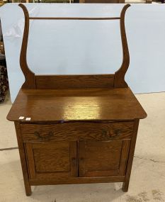 Antique Oak Washstand