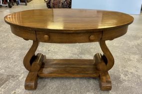 Antique Oval Parlor Table