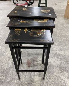 Chinese Painted Nesting Tables