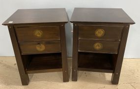 Pair of Oriental Style Night Stands