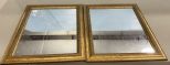 Pair of Gold Gilt Framed Wall Mirrors