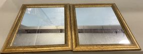 Pair of Gold Gilt Framed Wall Mirrors
