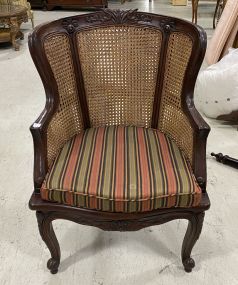 Antique Reproduction French Caned Chair