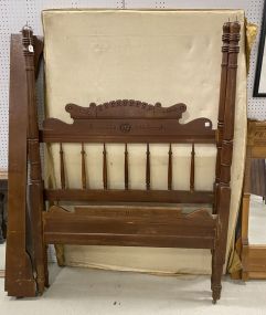 Antique Victorian Style Canopy Bed