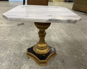 Marble Top Pedestal