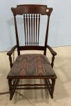 Antique Mahogany Rocker