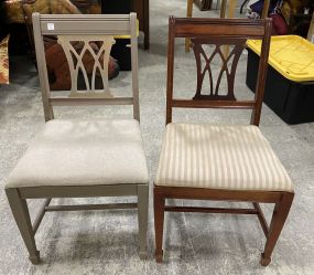Two Sheraton Style Side Chairs