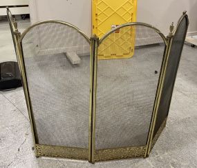 Brass Fire Screen