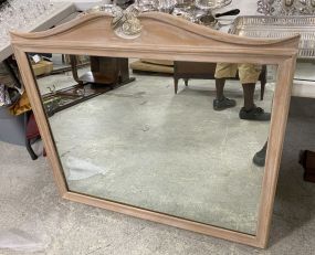 Blonde Wood Style Wall Mirror