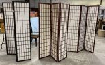 Three 3 Panel Room Divider Screens