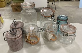 Glass Mason Jars, and Ceramic Canisters