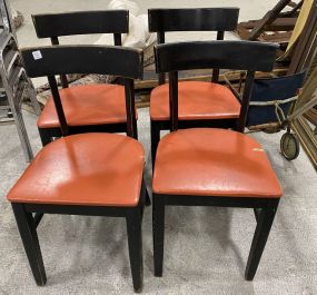 Four Small Wood Chairs