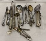 Silver Plate Flatware Pieces