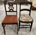 Two Antique Side Chairs