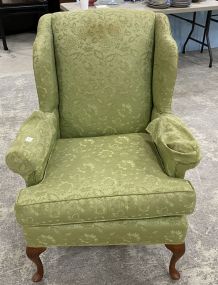 Queen Anne Upholstered Armchair