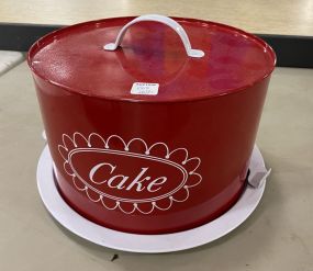 Vintage Metal Cake Cover