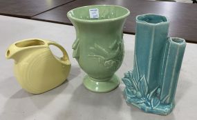 Vintage Pottery Vases and Pitcher